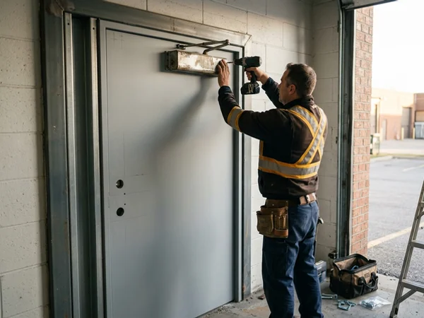 Transferring an existing closer onto a new 18-gauge door