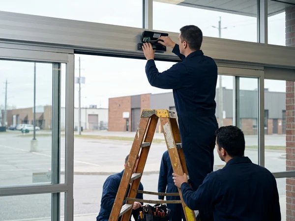 Commissioning an overhead motion and presence sensor